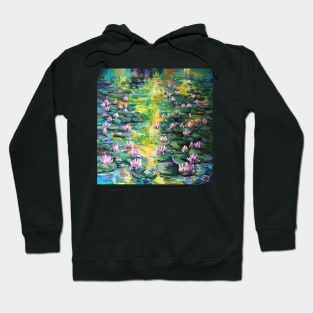 Sunset on Lilly pond Hoodie